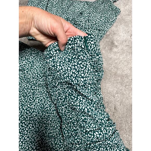 MABLE Matching Mini Skirt Set Green Womens Size Small - Picture 4 of 6